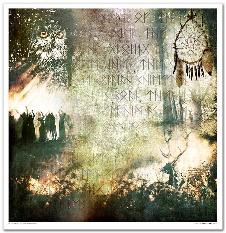 ITD: 12x12 inches paper pack AN UNDISCOVERED MAGIC WORLD