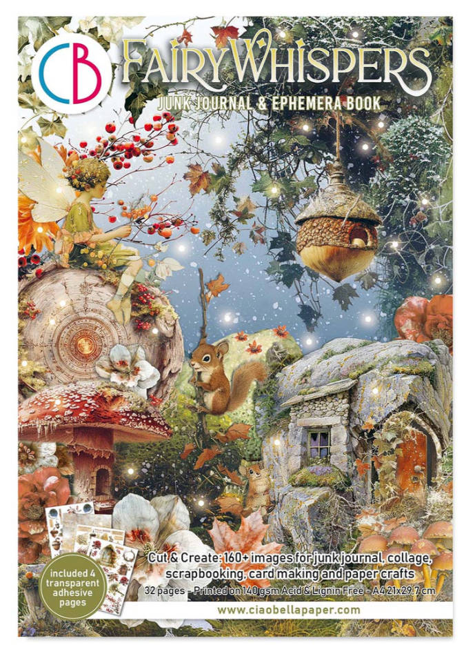 PREORDINE: CiaoBella A4 Junk Journal Ephemera Book Fairy Whispers
