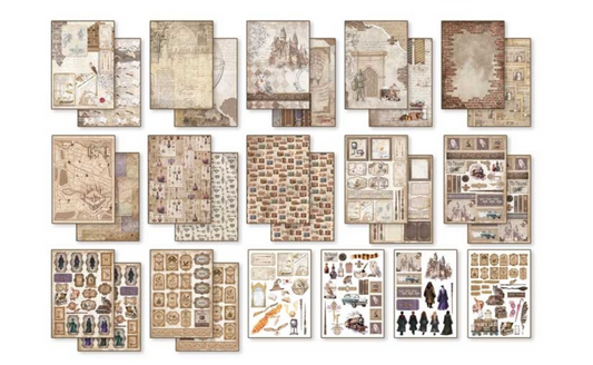 Papers For You: Wizarding Adventure Archives A4 Junk Journal