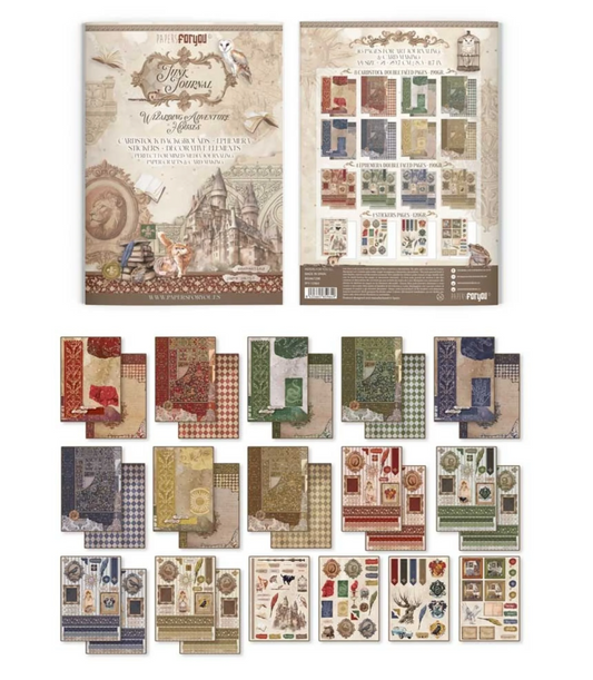 Papers For You: Wizarding Adventure Houses A4 Junk Journal