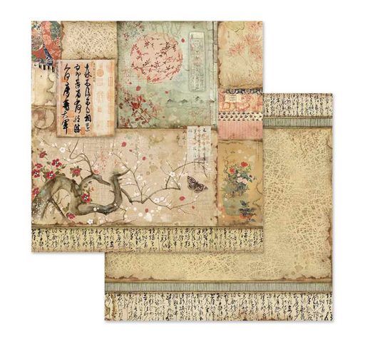 Stamperia: Oriental Garden 8x8 Inch Paper Pack
