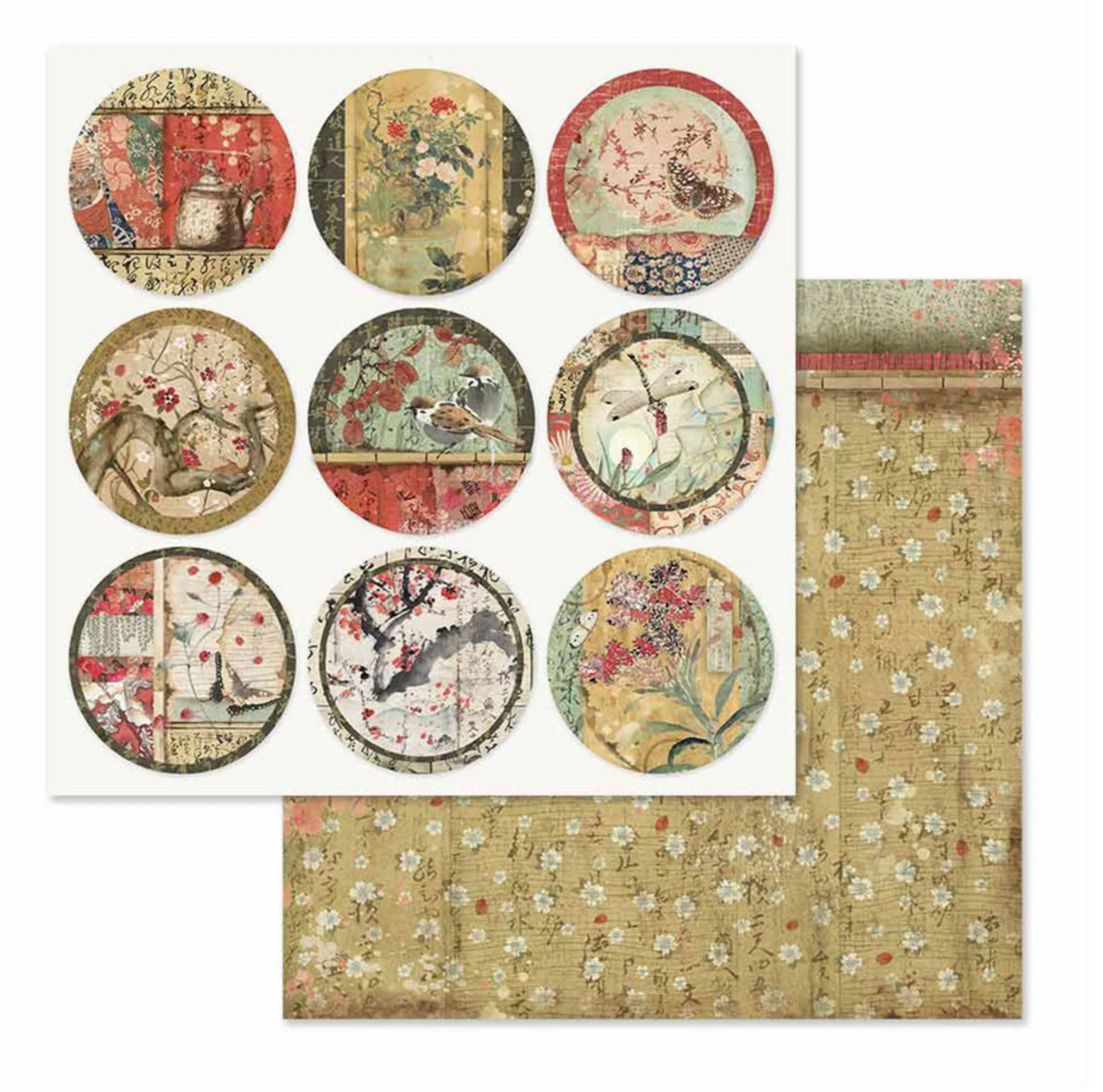 Stamperia: Oriental Garden 8x8 Inch Paper Pack