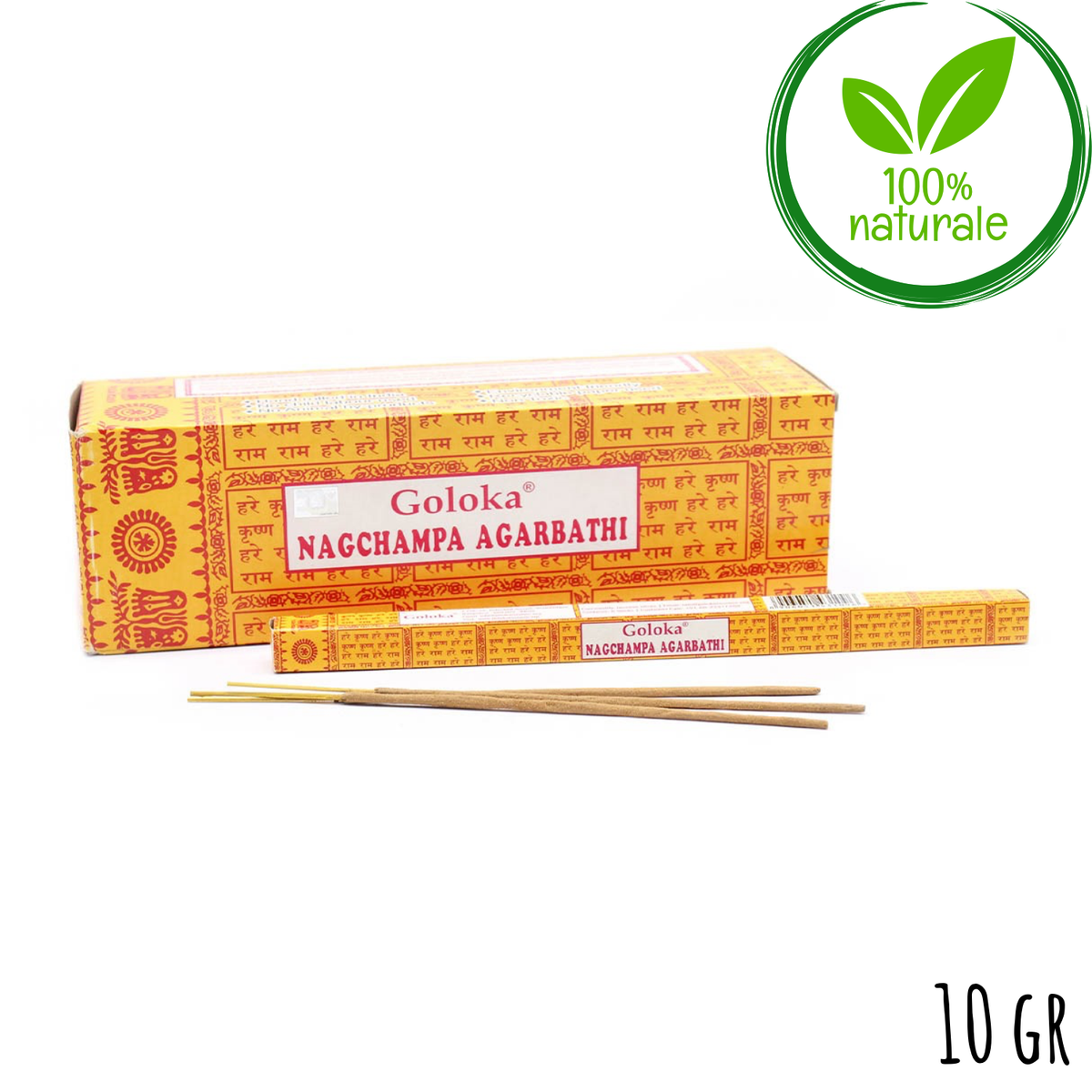 Incenso Goloka NAG CHAMPA stick 10 gr