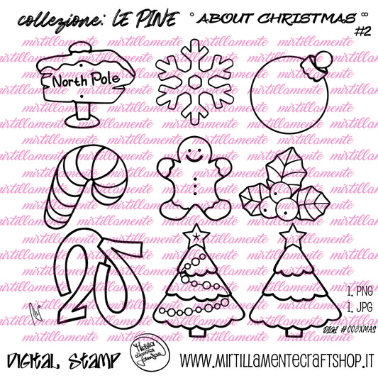 Svario: ABOUT CHRISTMAS no.2 - digital stamp