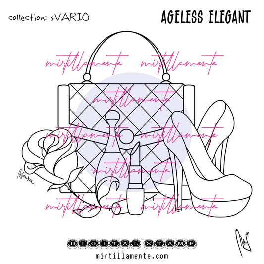 Svario: AGELESS ELEGANT - digital stamp