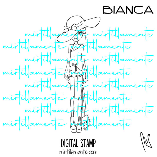 Le Olivie: BIANCA - digital stamp