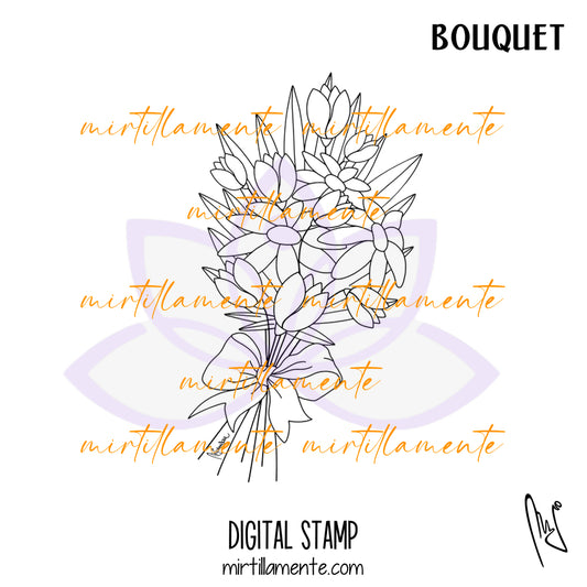 Nature: BOUQUET - digital stamp