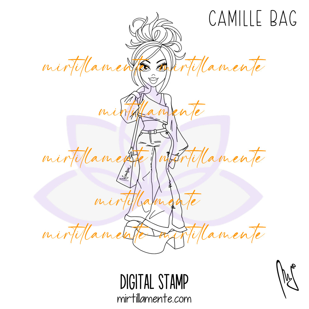 Le Pine: CAMILLE BAG - digital stamp