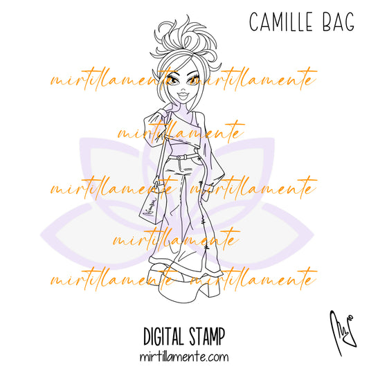 Le Pine: CAMILLE BAG - digital stamp