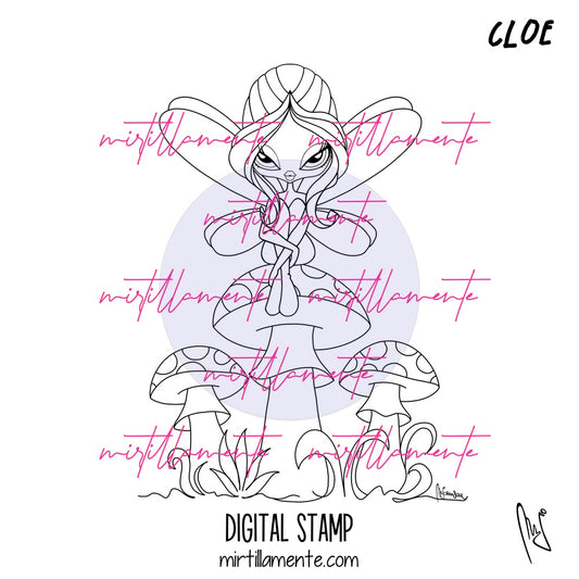 Fairyland: CLOE - digital stamp