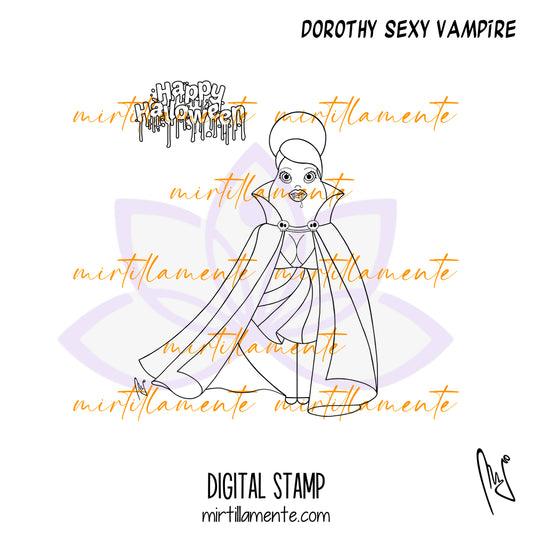 Le Gine: DOROTHY SEXY VAMPIRE - digital stamp