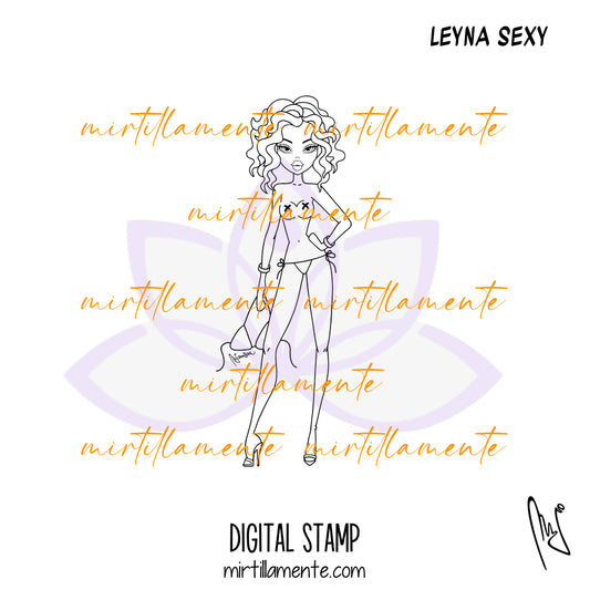 Le Olivie: LEYNA SEXY - digital stamp
