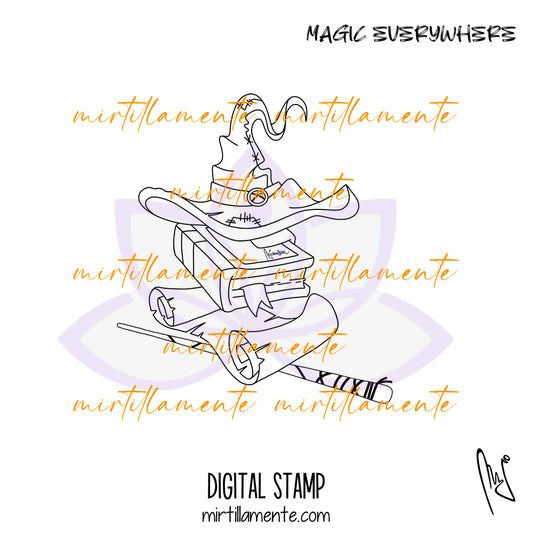 Witchcraft: MAGIC EVERYWHERE - digital stamp