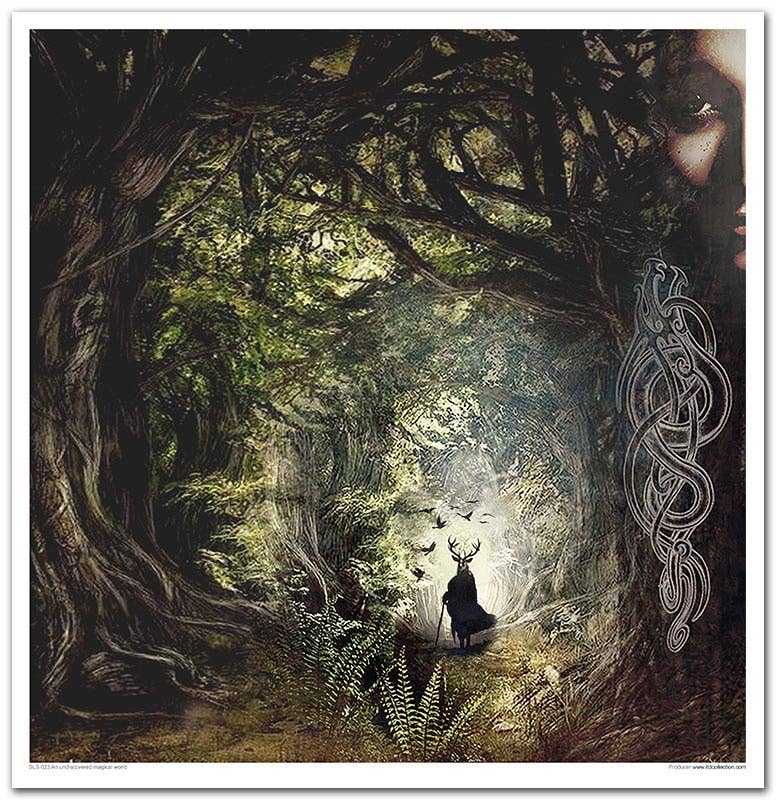 ITD: 12x12 inches paper pack AN UNDISCOVERED MAGIC WORLD