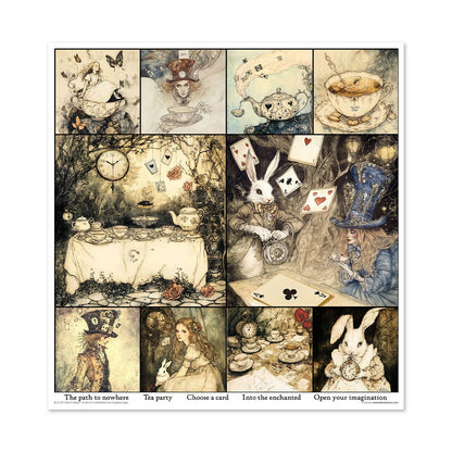 ITD: 12x12 inches paper pack ALICE'S MAGIC 1