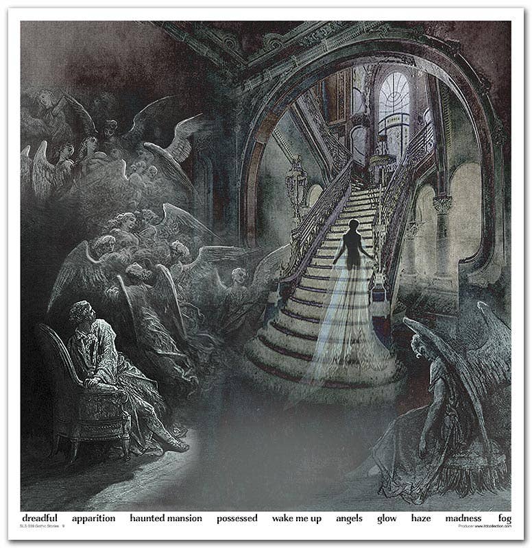 ITD: 12x12 inches paper pack GOTHIC STORIES