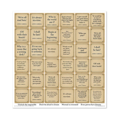 ITD: 12x12 inches paper pack ALICE'S MAGIC 1