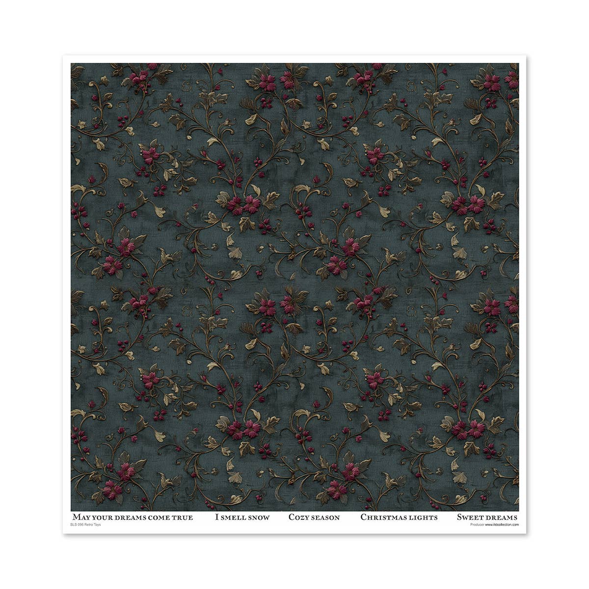 ITD: 12x12 inches paper pack RETRO TOYS