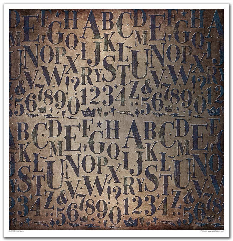 ITD: 12x12 inches paper pack STEAMPUNK