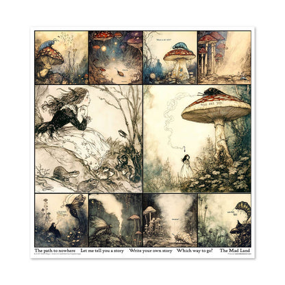 ITD: 12x12 inches paper pack ALICE'S MAGIC 1