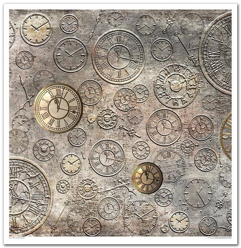 ITD: 12x12 inches paper pack STEAMPUNK