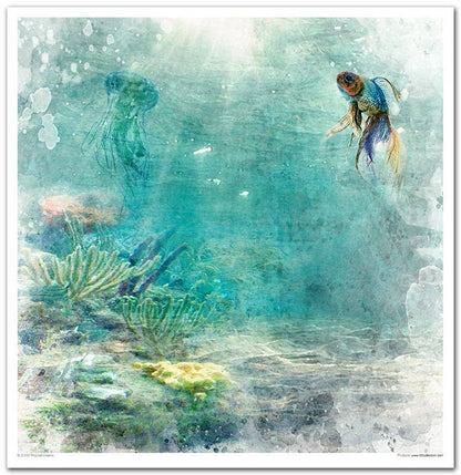 ITD: 12x12 inches paper pack TROPICAL DREAMS