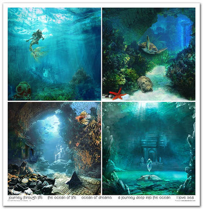 ITD: 12x12 inches paper pack THE SEARCH OF ATLANTIS