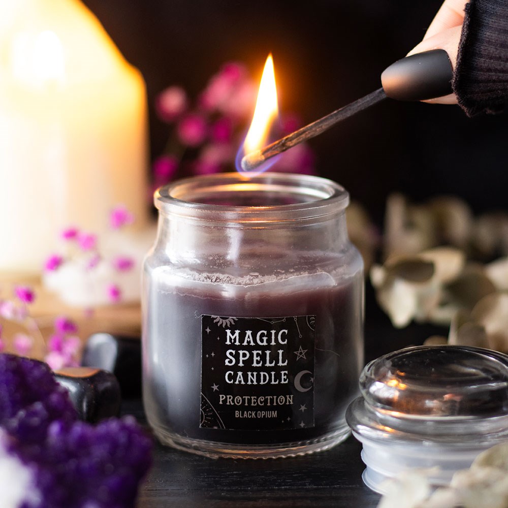 Candela in mini-giara Opium - Protezione