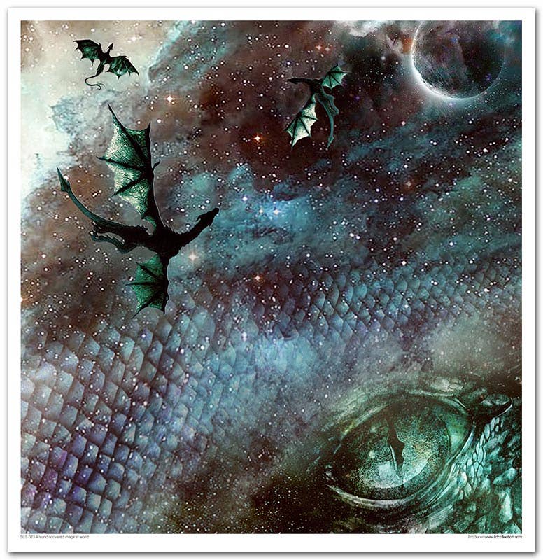 ITD: 12x12 inches paper pack AN UNDISCOVERED MAGIC WORLD