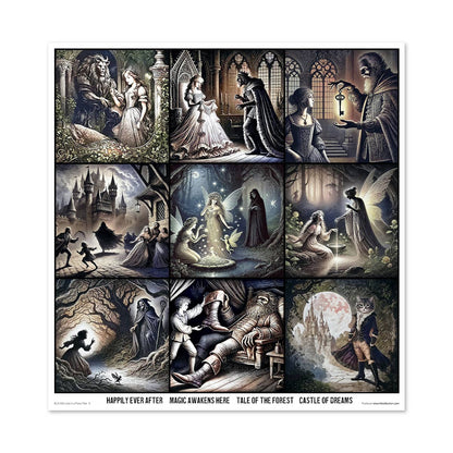 ITD: 12x12 inches paper pack LOST IN A FAIRY TALE