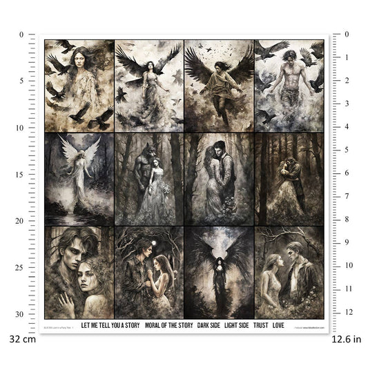 ITD: 12x12 inches paper pack LOST IN A FAIRY TALE