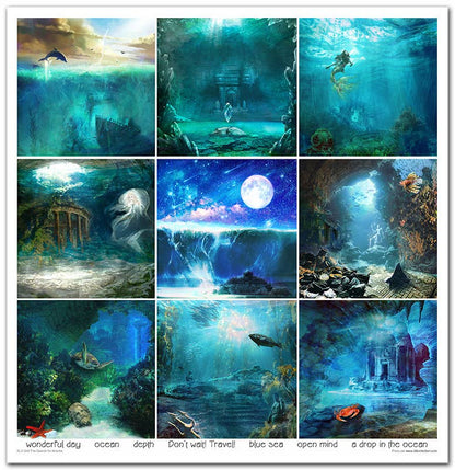 ITD: 12x12 inches paper pack THE SEARCH OF ATLANTIS