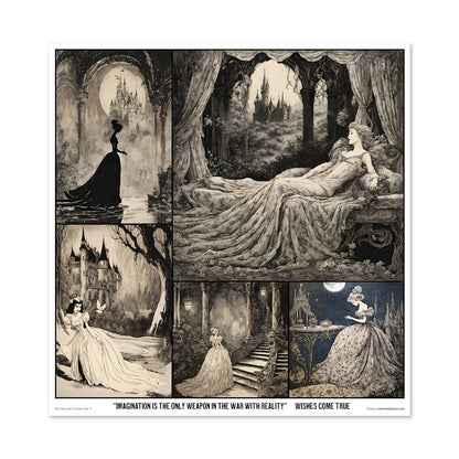 ITD: 12x12 inches paper pack LOST IN A FAIRY TALE