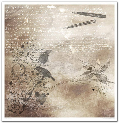 ITD: 12x12 inches paper pack OLD JOURNAL