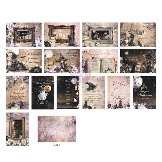 Prima Marketing: Bewitched – 4×6 inches Journaling Cards - 45 pcs