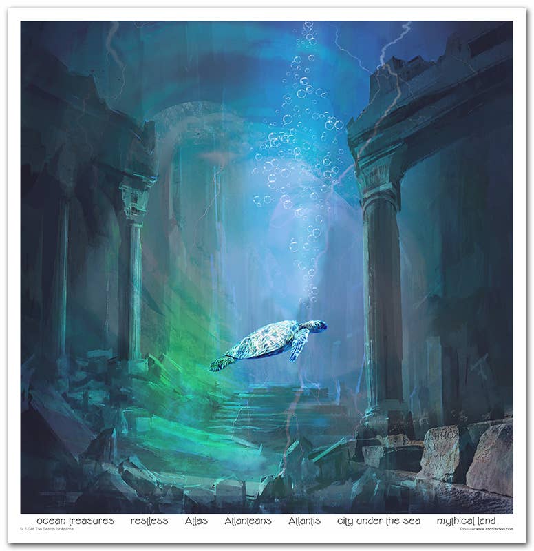 ITD: 12x12 inches paper pack THE SEARCH OF ATLANTIS