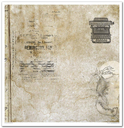 ITD: 12x12 inches paper pack OLD JOURNAL