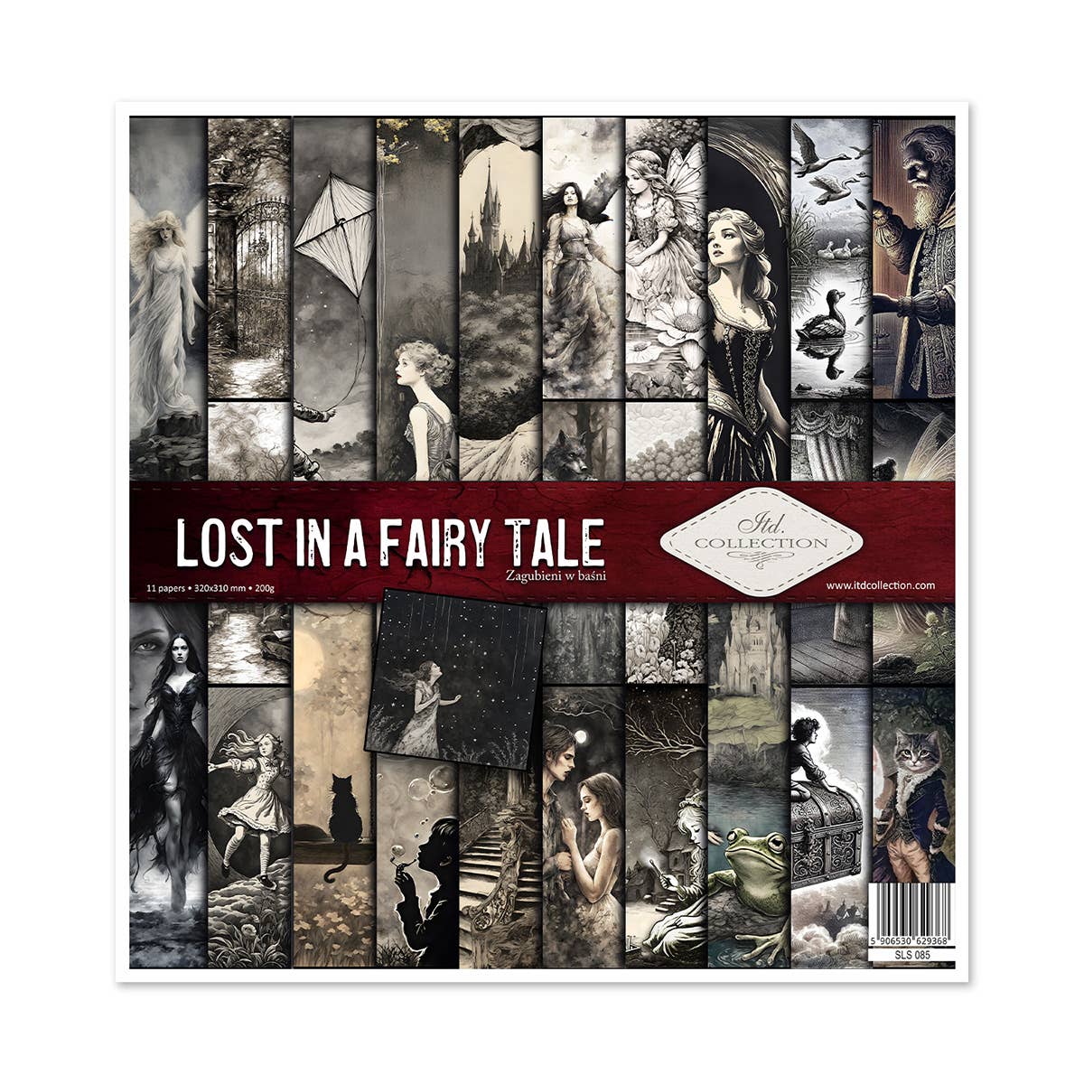 ITD: 12x12 inches paper pack LOST IN A FAIRY TALE