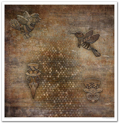ITD: 12x12 inches paper pack STEAMPUNK