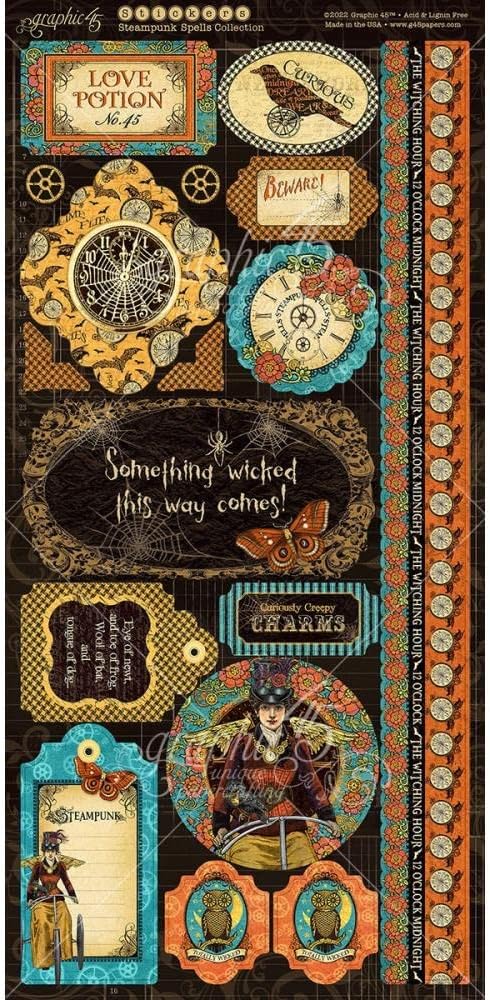 Graphic45: Graphic 45 Steampunk Spells Deluxe Collector's Edition