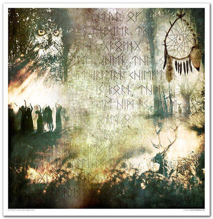 ITD: 12x12 inches paper pack AN UNDISCOVERED MAGIC WORLD