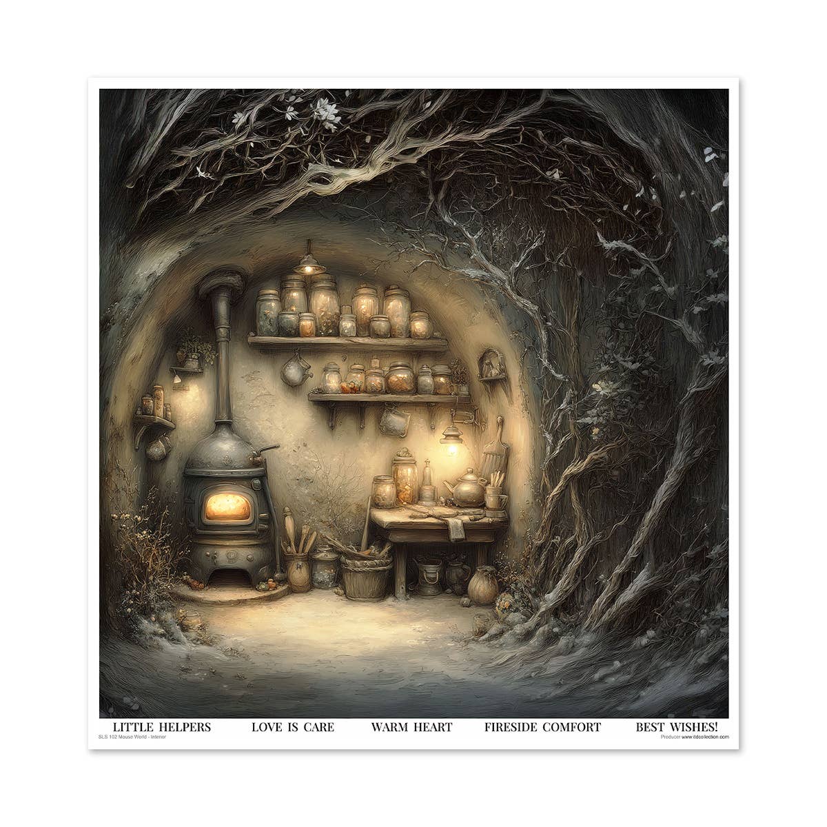 ITD: 12x12 inches paper pack MOUSE WORLD (interior)