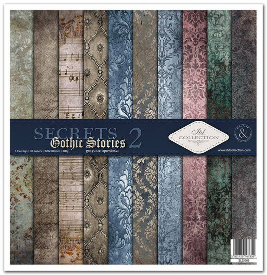 ITD: 12x12 inches paper pack GOTHIC STORIES 2