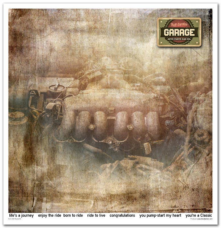 ITD: 12x12 inches paper pack LEGENDARY ROUTE 66