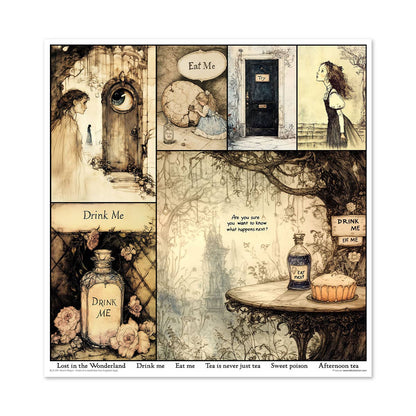 ITD: 12x12 inches paper pack ALICE'S MAGIC 1