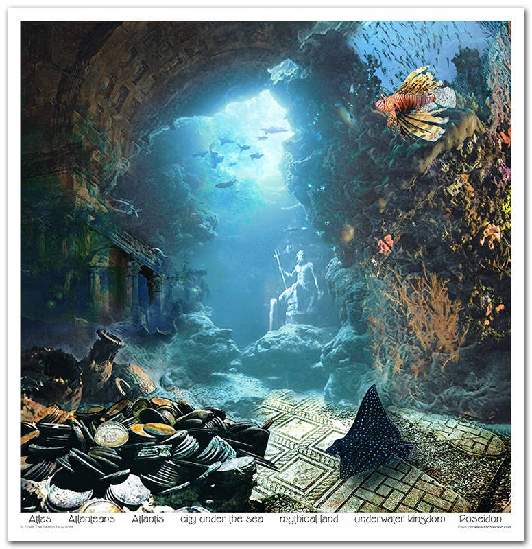 ITD: 12x12 inches paper pack THE SEARCH OF ATLANTIS