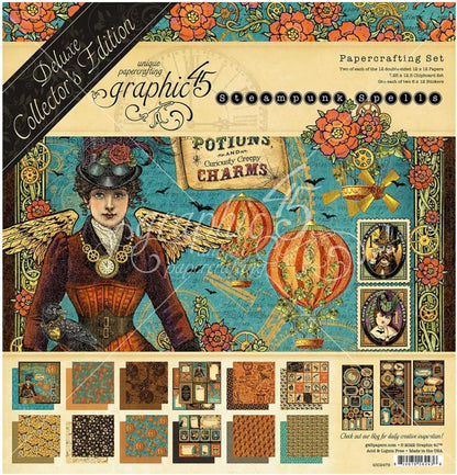 Graphic45: Graphic 45 Steampunk Spells Deluxe Collector's Edition