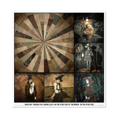 ITD: 12x12 inches paper pack TALES FROM THE DARK FAIR