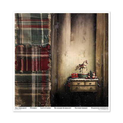 ITD: 12x12 inches paper pack RETRO TOYS