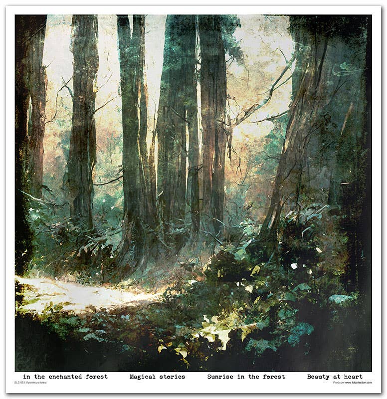 ITD: 12x12 inches paper pack MYSTERIOUS FOREST